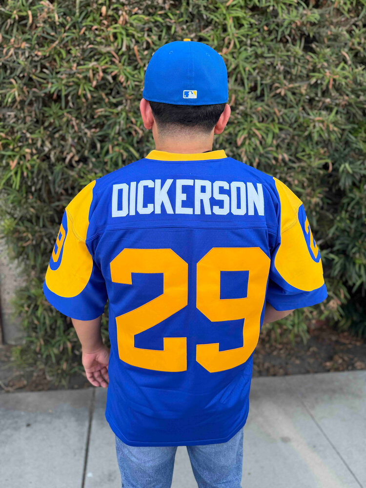 Mitchell and Ness LA Rams Men's Mitchell & Ness 1984 Eric Dickerson #29 Jersey Blue