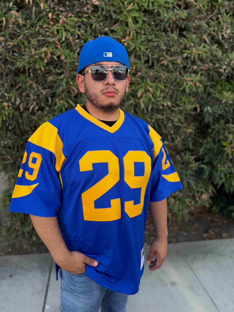 Mitchell and Ness LA Rams Men's Mitchell & Ness 1984 Eric Dickerson #29 Jersey Blue