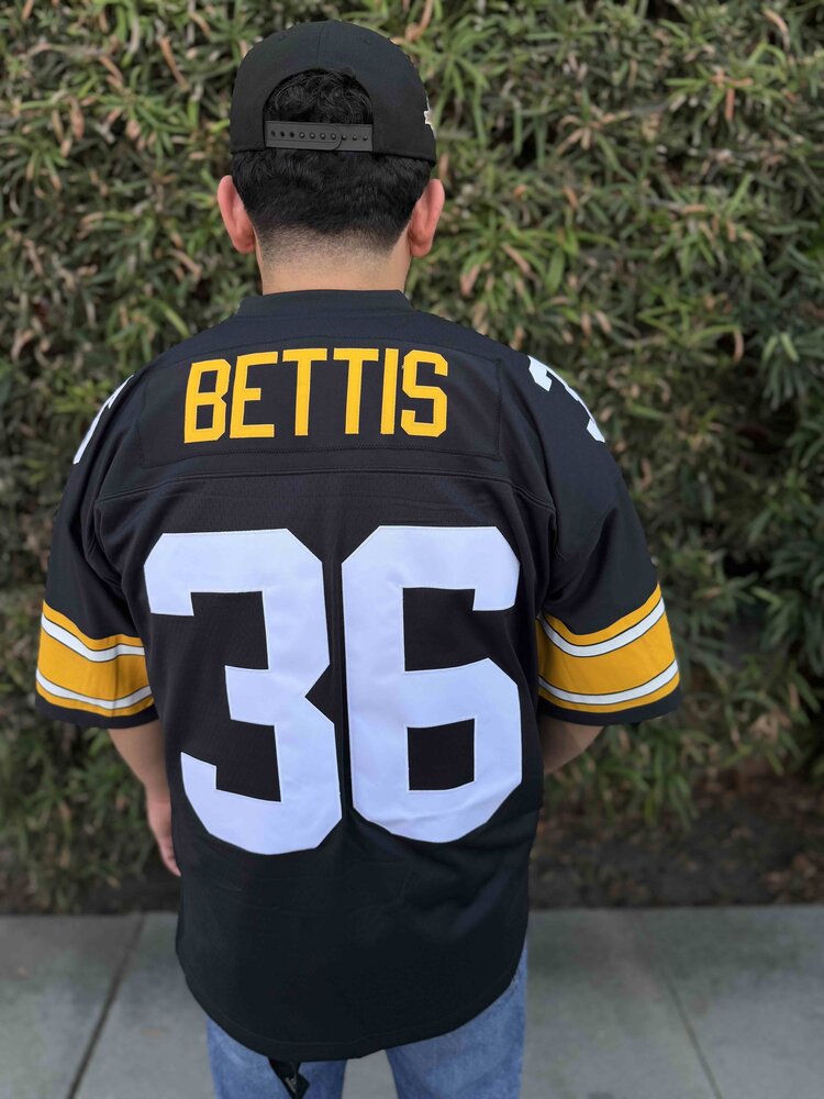 Mitchell and Ness Pittsburgh Steelers Men's Mitchell & Ness 1996 Jerome Bettis #36 Jersey Black