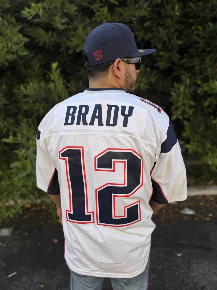 Mitchell and Ness NFL Patriots Men's M&N 2000 Tom Brady Jersey White
