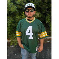 Mitchell and Ness Green Bay Packers Men's Mitchell & Ness 1996 Brett Favre #4 Jersey Green