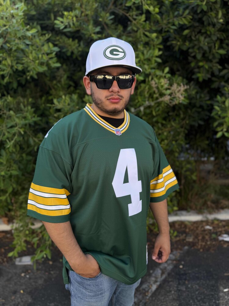 Mitchell and Ness Green Bay Packers Men's Mitchell & Ness 1996 Brett Favre #4 Jersey Green