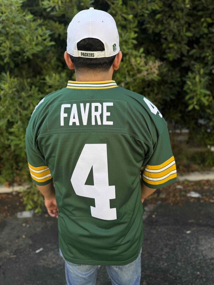 Mitchell and Ness Green Bay Packers Men's Mitchell & Ness 1996 Brett Favre #4 Jersey Green