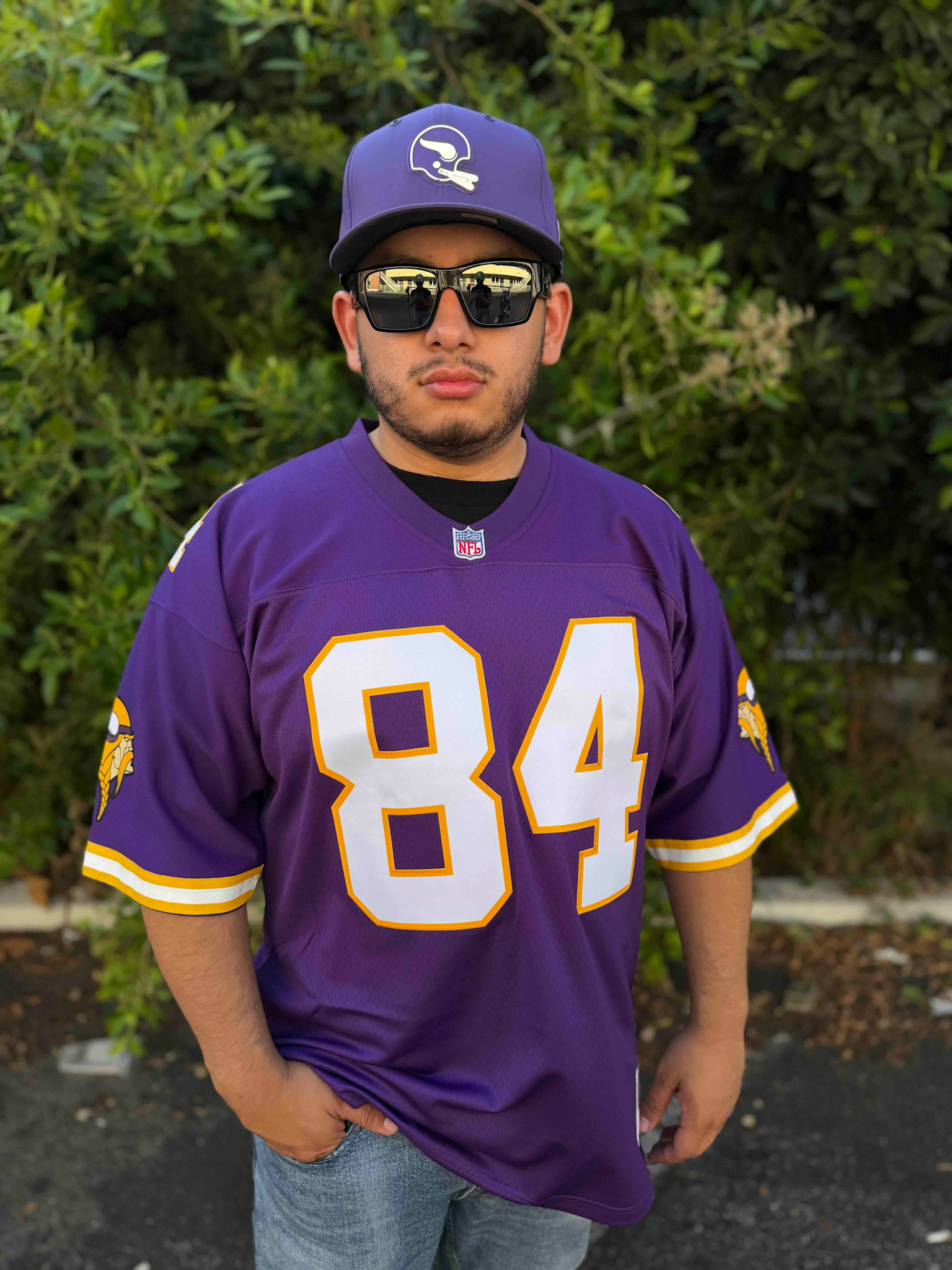 その他 vikings NFL Minnesota Men's M&N1998 Randy Moss #84 Jersey Purple - The