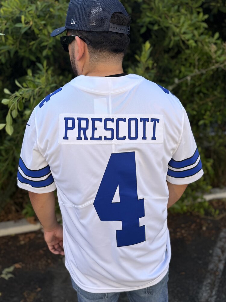 Nike NFL Dallas Cowboys Men's Nike Dak Prescott #4 Limited Jersey White