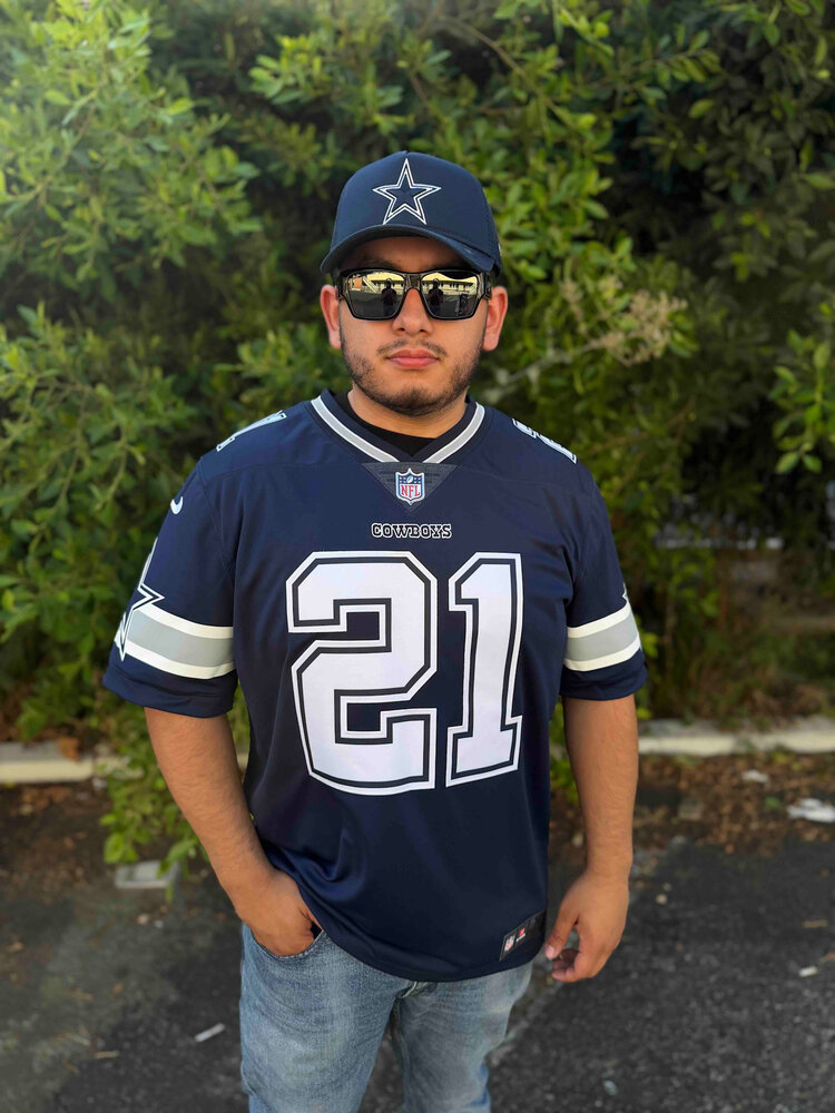 Nike Cowboys M Nike Elliott #21 Limited Jersey Navy