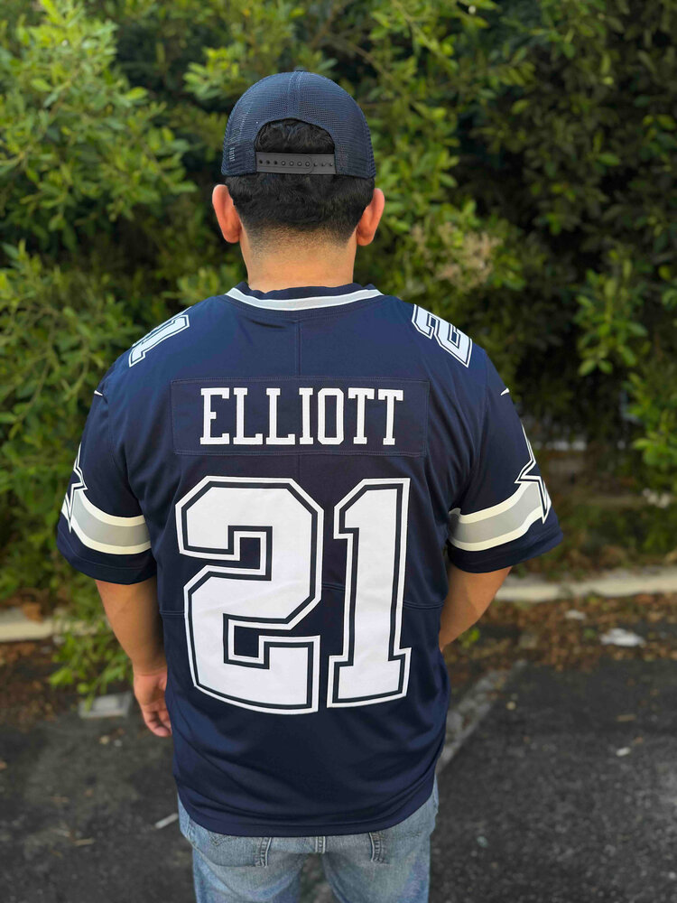 Nike Cowboys M Nike Elliott #21 Limited Jersey Navy