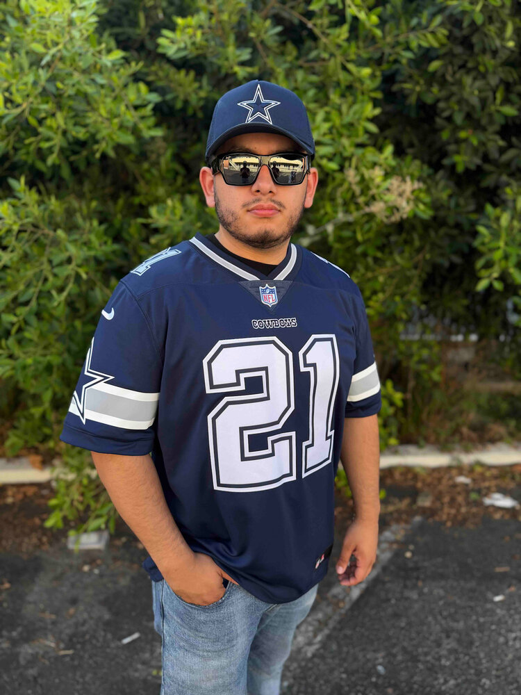 Nike Cowboys M Nike Elliott #21 Limited Jersey Navy