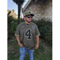 Nike NFL Dallas Cowboys M 2022 Salute To Service Prescott #4 Jersey