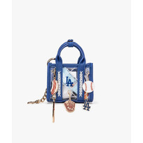 Clear Mini Tote Bag Charm - Fastball - LA Dodgers Blue