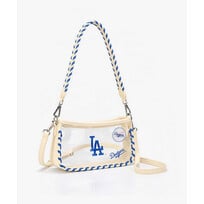 Clear Cream Bag with Baseball Stitch - LA Dodgers Blue