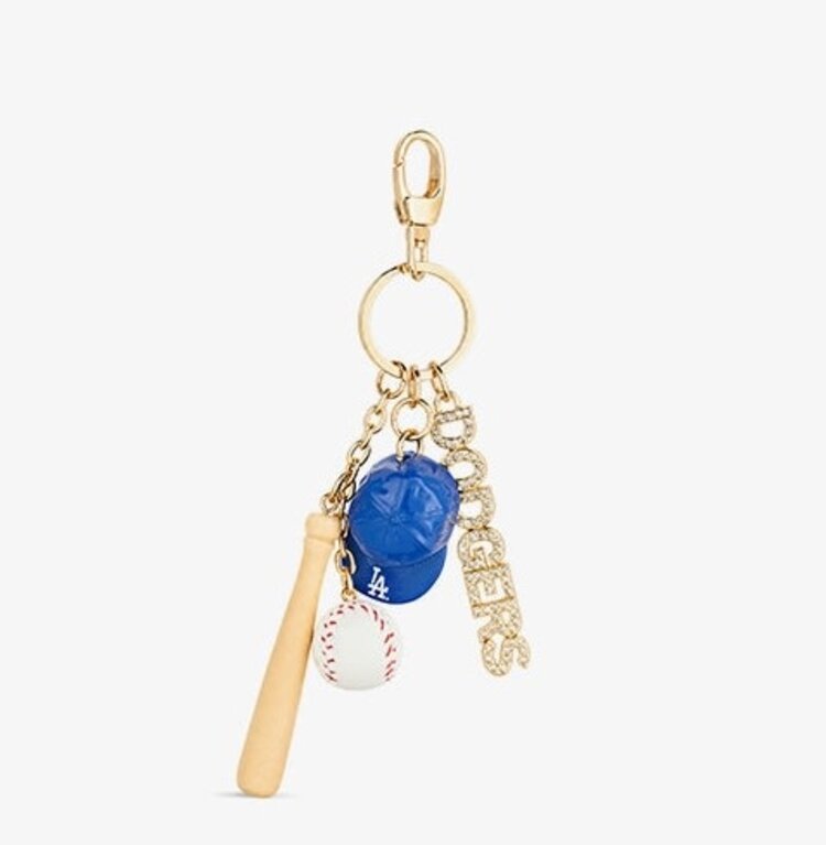 Baseball Bag Charm - LA Dodgers