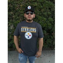 Majestic Steelers M Tee Flex Team Charcoal
