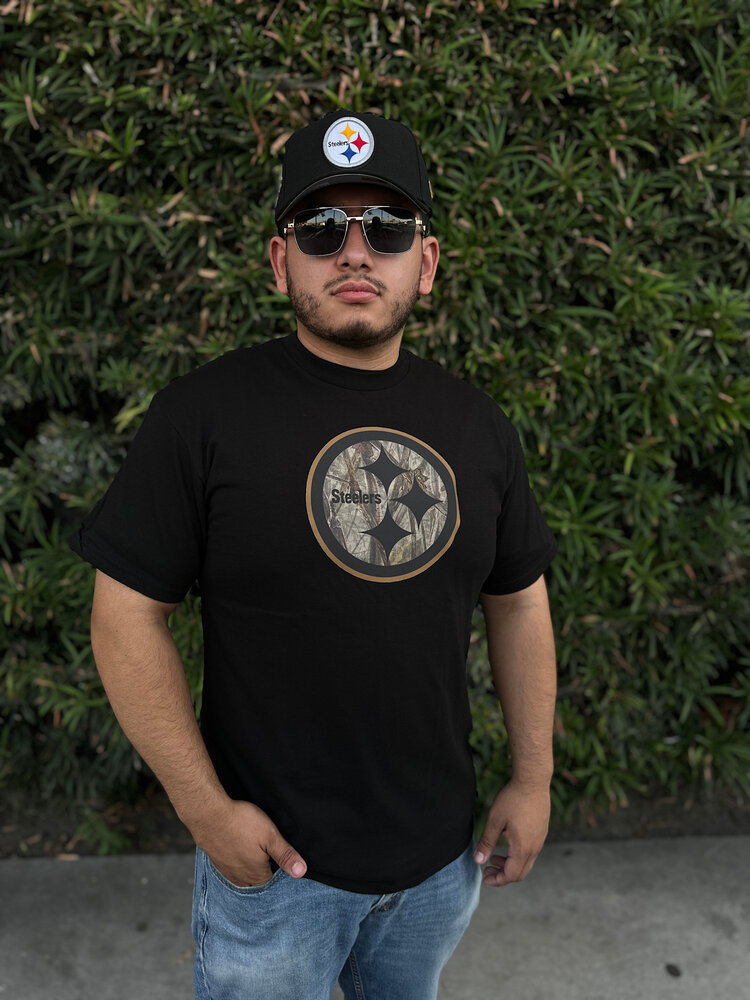 Majestic Steelers M Camo Tek Patch