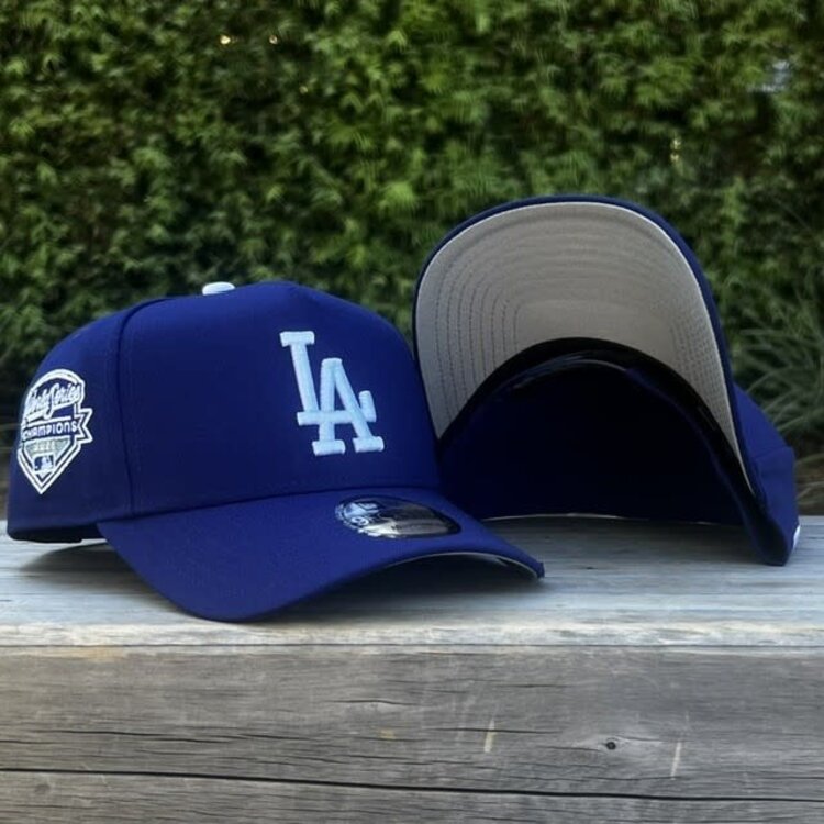 New Era LA Dodgers Royal Metallic 2025 WS Champs SP 940 A-Frame