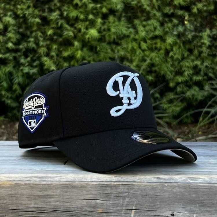 New Era LA City Connect Black White 2025 WS Champs SP 940 A-Frame