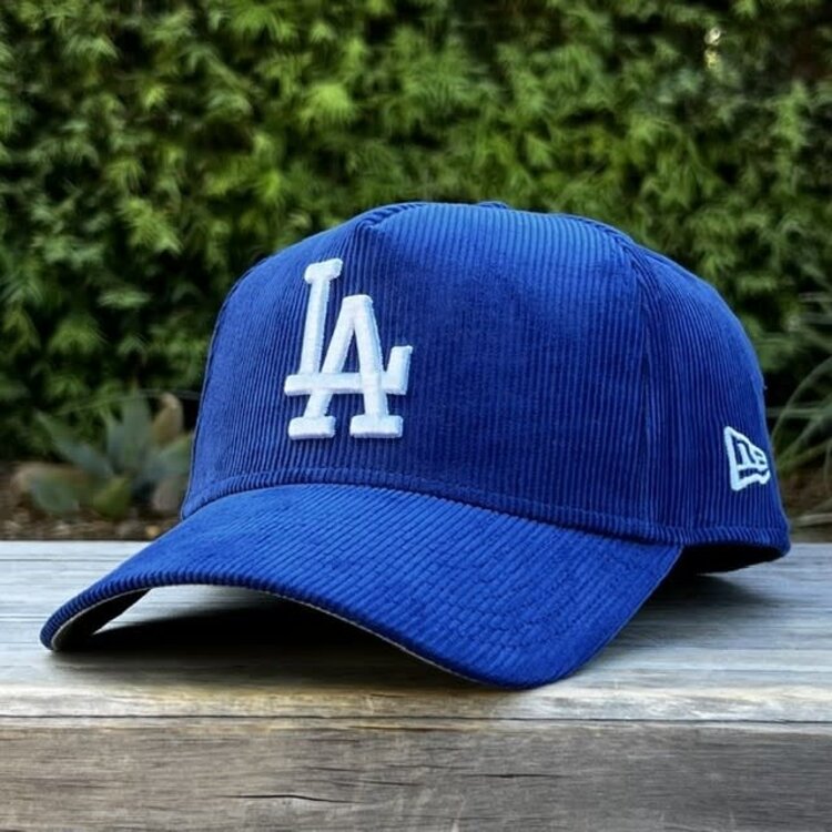 New Era LA Dodgers Royal Corduroy 2025 WS Champs Trophy 940 A-Frame