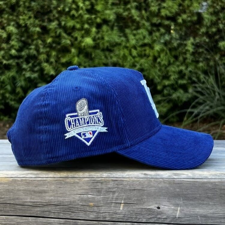 New Era LA Dodgers Royal Corduroy 2025 WS Champs Trophy 940 A-Frame