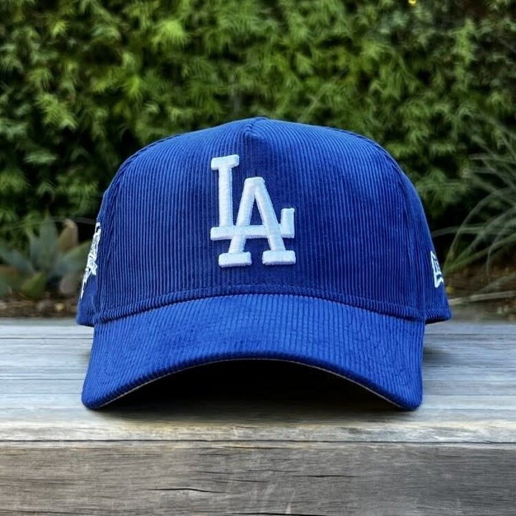 New Era LA Dodgers Royal Corduroy 2025 WS Champs Trophy 940 A-Frame