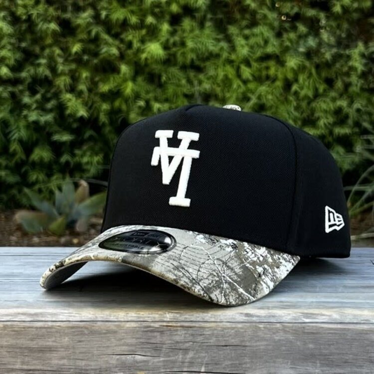 New Era LA Dodgers Upside Down Black/Real Tree 940 A-Frame
