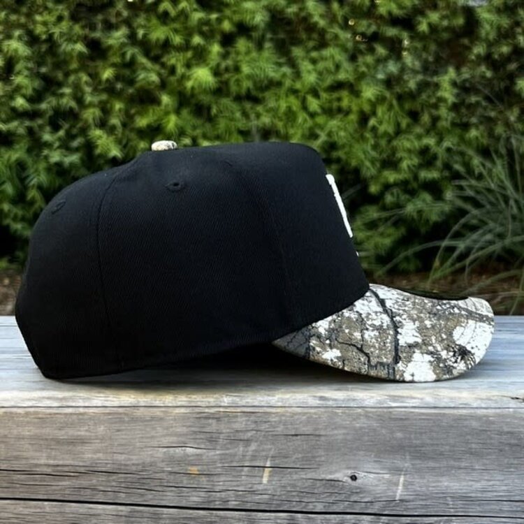 New Era LA Dodgers Upside Down Black/Real Tree 940 A-Frame
