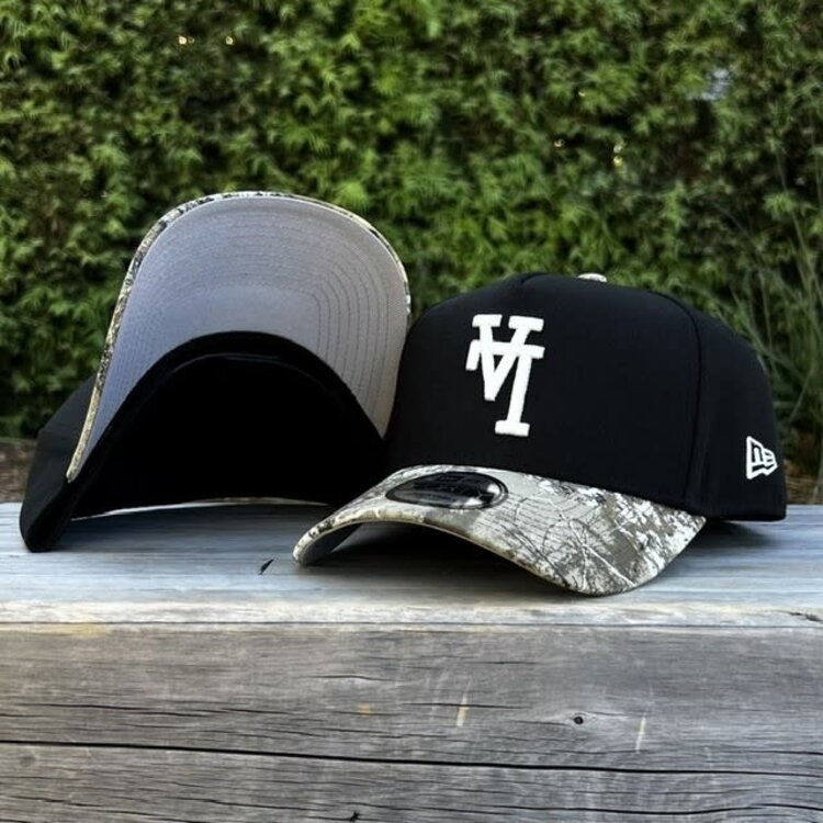 New Era LA Dodgers Upside Down Black/Real Tree 940 A-Frame