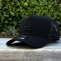 New Era LA Dodgers Black Black Trucker Mesh 940 A-Frame