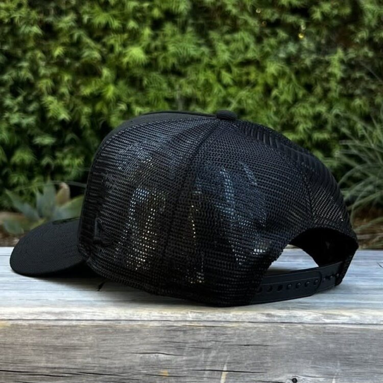 New Era LA Dodgers Black Black Trucker Mesh 940 A-Frame