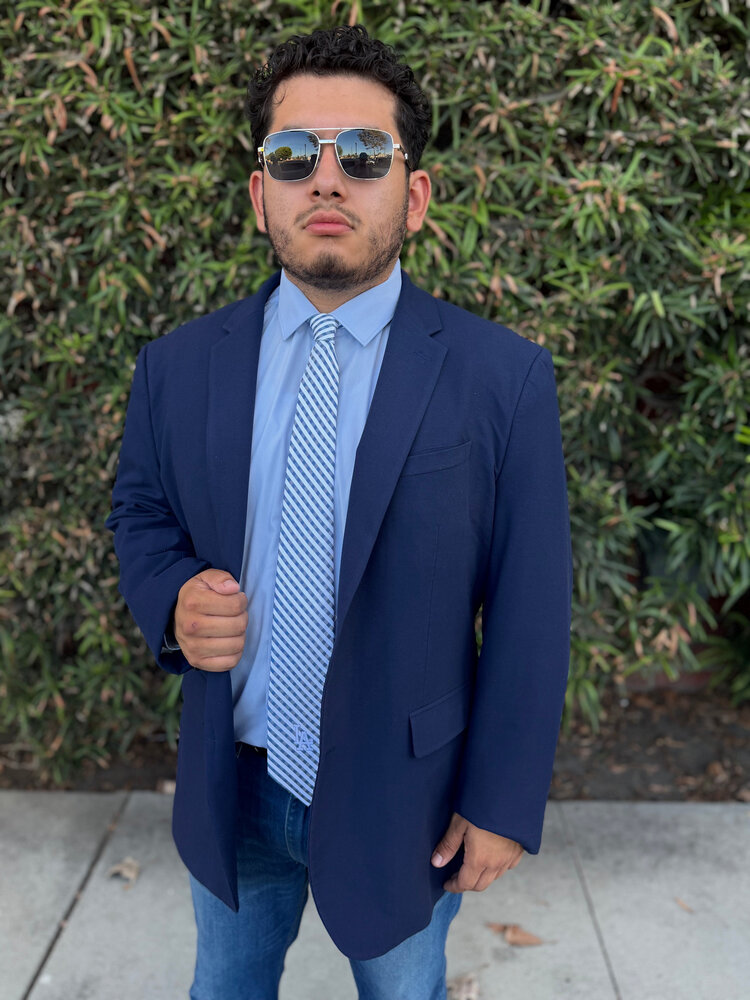 Eagles Wings Los Angeles Dodgers Gingham Tie