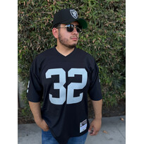 Mitchell and Ness NFL Los Angeles Raiders Men's Mitchell & Ness 1985 Marcus Allen #32 Jersey Black