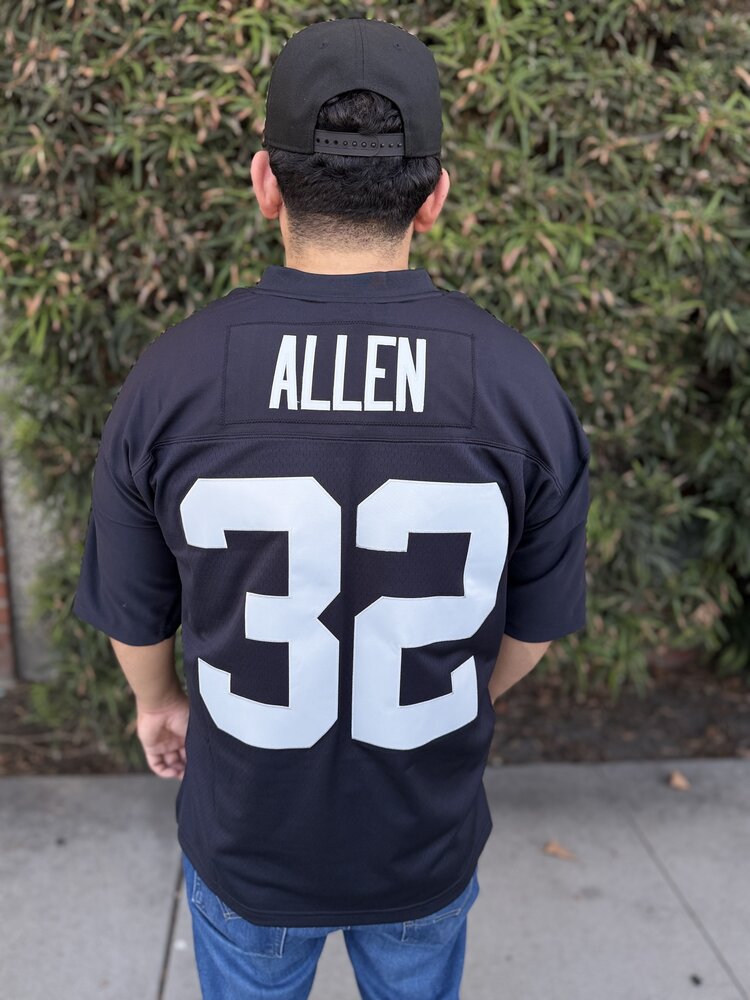 Mitchell and Ness NFL Los Angeles Raiders Men's Mitchell & Ness 1985 Marcus Allen #32 Jersey Black