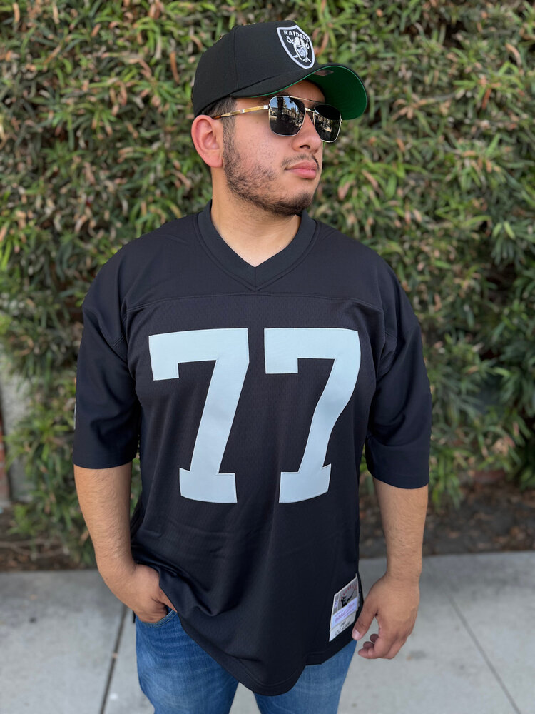 Mitchell and Ness NFL Raiders Men's Mitchell & Ness 1983 Lyle Alzado #77 Jersey Black