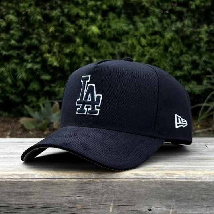 New Era LA Dodgers Navy Poly/Navy Corduroy NW 940 A-Frame