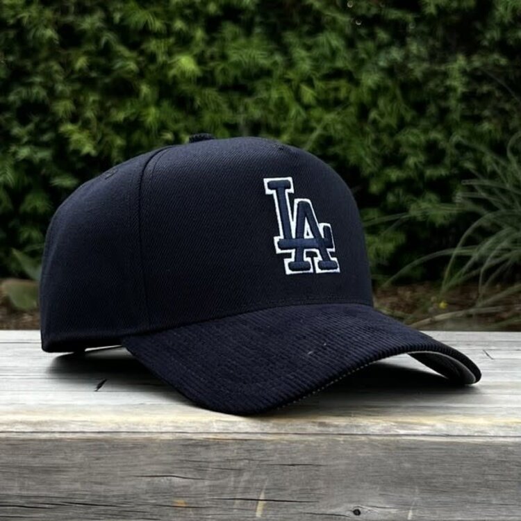 New Era LA Dodgers Navy Poly/Navy Corduroy NW 940 A-Frame