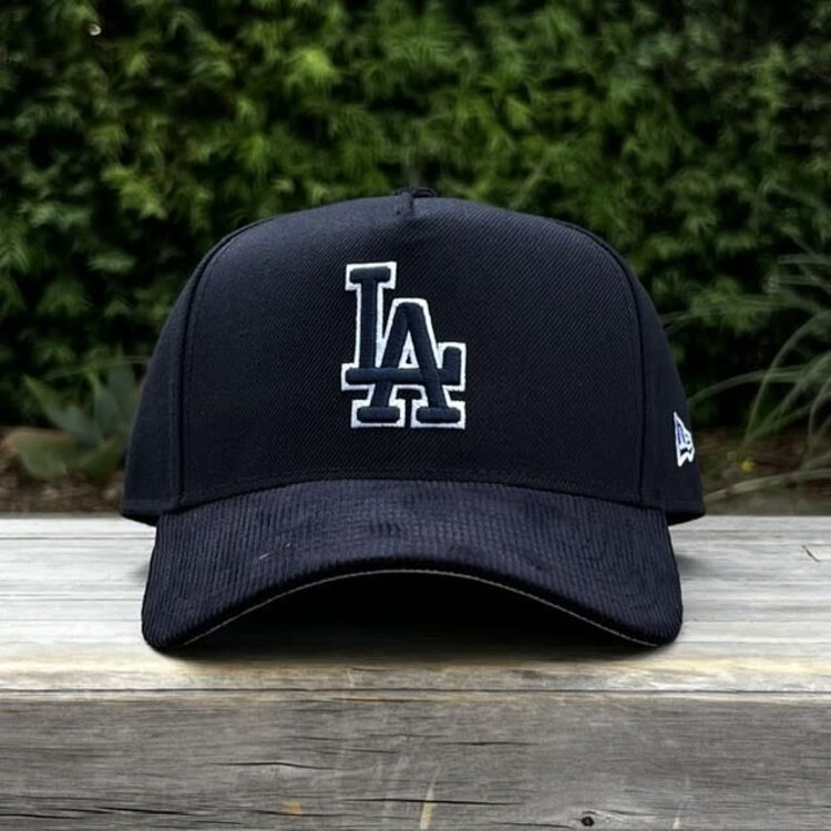 New Era LA Dodgers Navy Poly/Navy Corduroy NW 940 A-Frame