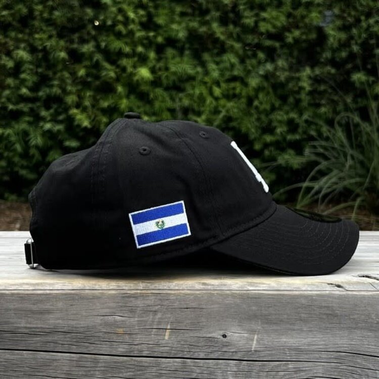 New Era LA Dodgers Black White El Salvador SP 920 Adjustable