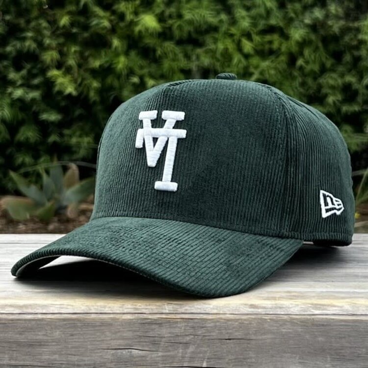 New Era LA Upside Down Dark Green Corduroy 2025 WS Champs Side Patch 940 A-Frame