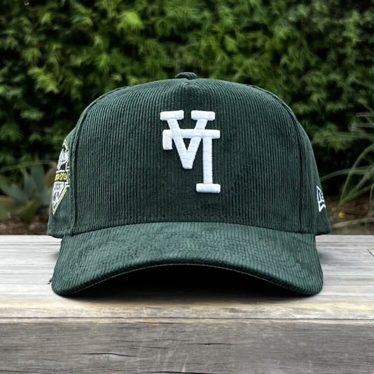 New Era LA Upside Down Dark Green Corduroy 2025 WS Champs Side Patch 940 A-Frame