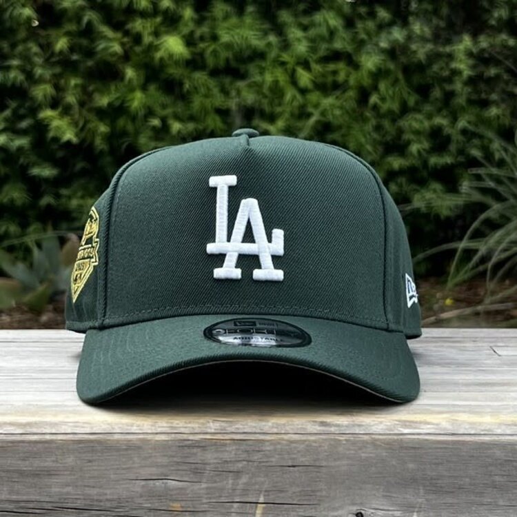 New Era LA Dodgers Dark Green 2025 WS Champs Side Patch 940 A-Frame