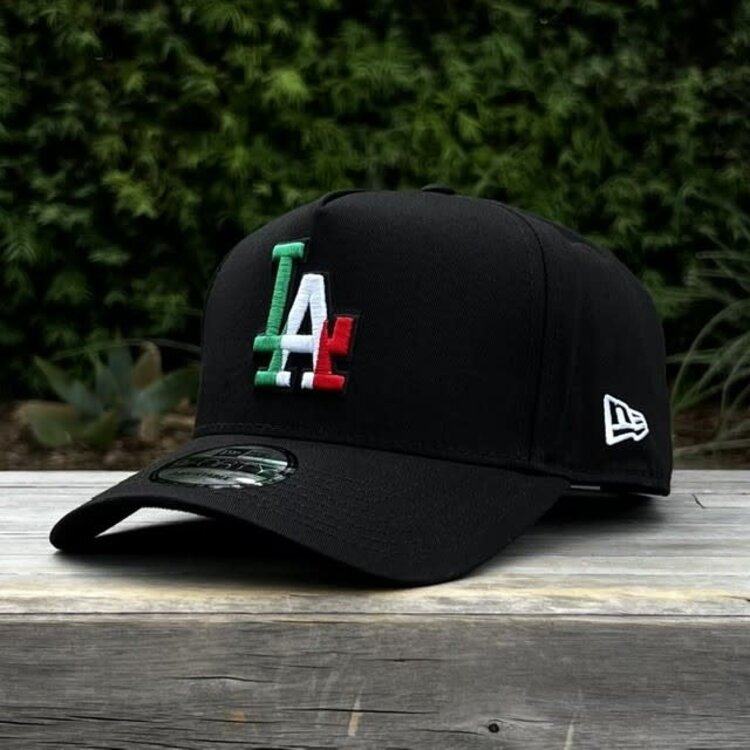New Era LA Dodgers Black Vertical Mexico Colors Mexico Flag 940 A-Frame