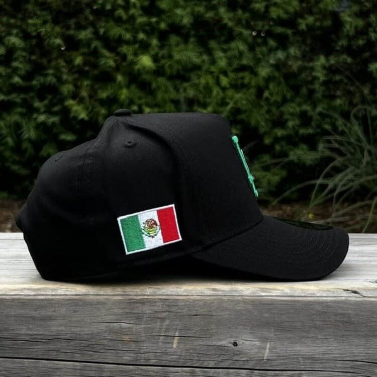 New Era LA Dodgers Black Vertical Mexico Colors Mexico Flag 940 A-Frame