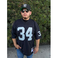 Mitchell and Ness NFL Raiders Men's Mitchell & Ness 1988 Bo Jackson #34 Jersey Black