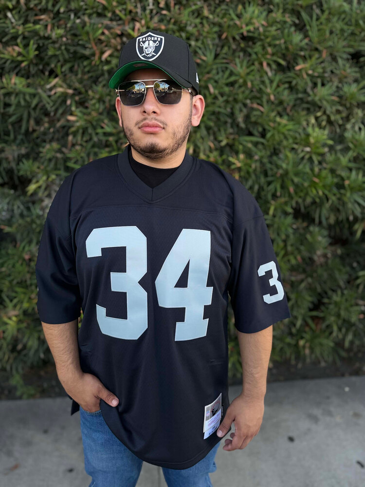 Mitchell and Ness NFL Raiders Men's Mitchell & Ness 1988 Bo Jackson #34 Jersey Black