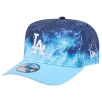 New Era LA Dodgers Light Blue Deep Water Pre-Curved 950 A-Frame Snapback Hat