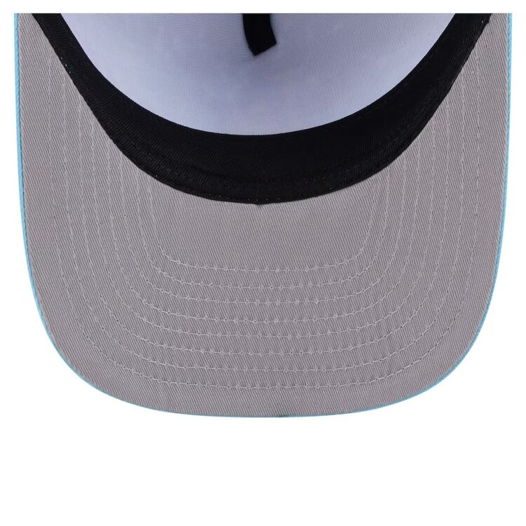 New Era LA Dodgers Light Blue Deep Water Pre-Curved 950 A-Frame Snapback Hat