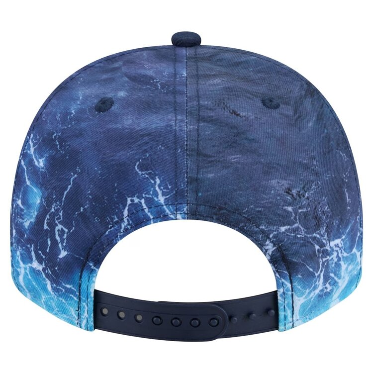 New Era LA Dodgers Light Blue Deep Water Pre-Curved 950 A-Frame Snapback Hat