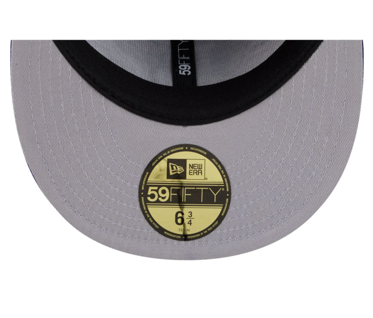 New Era LA Dodgers All Over Logo Royal Fitted