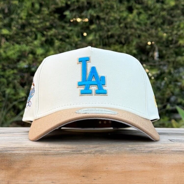 New Era LA Dodgers Ivory/Khaki 100 Years 940 A-Frame