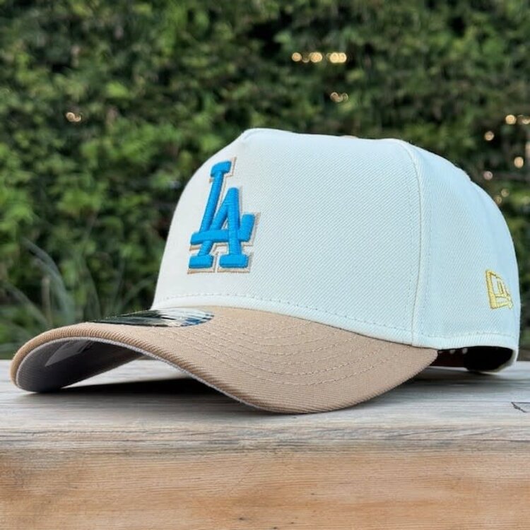 New Era LA Dodgers Ivory/Khaki 100 Years 940 A-Frame
