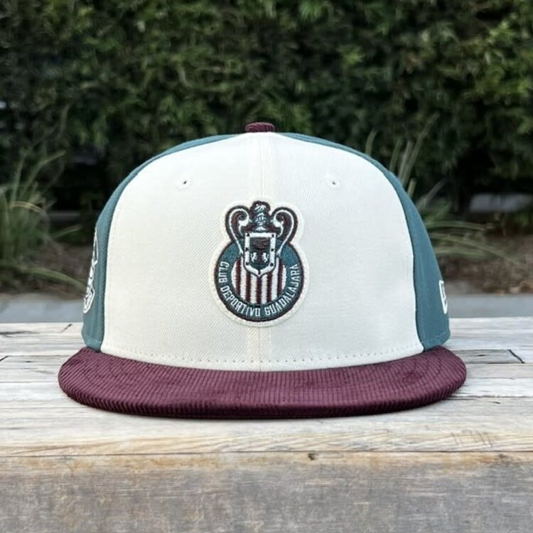 New Era LMX Chivas Ivory/Dark Green/Maroon Corduroy SP